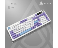 Ajazz AK980 V2 Gift Switch V2 Purple White Blue z ekranem - 1536373 - zdjęcie 15